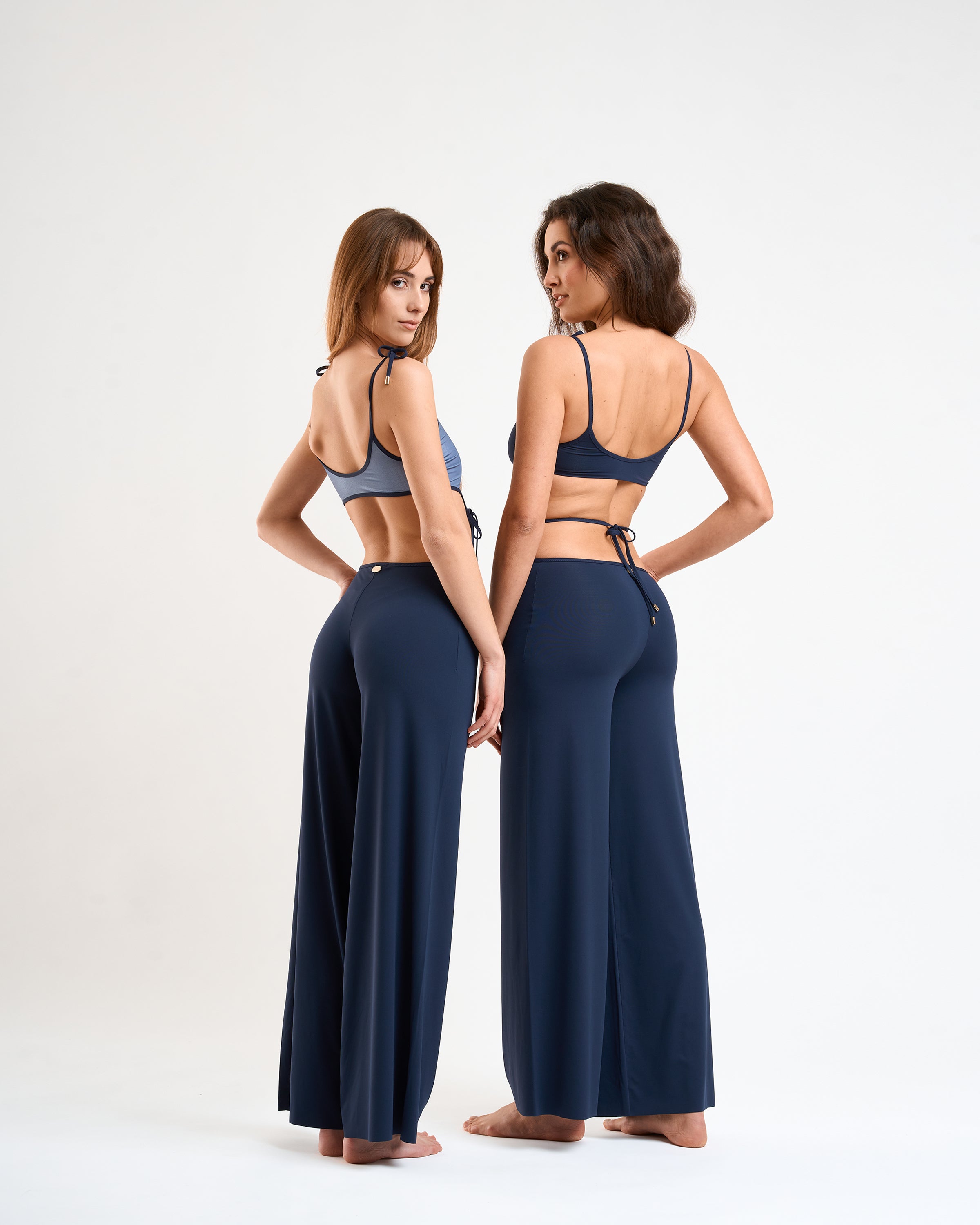 NIGHT BLUE LACES PANTS