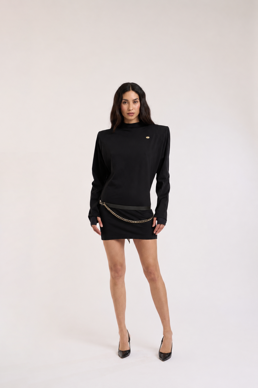 VESTITO KIMONO BLACK LINE