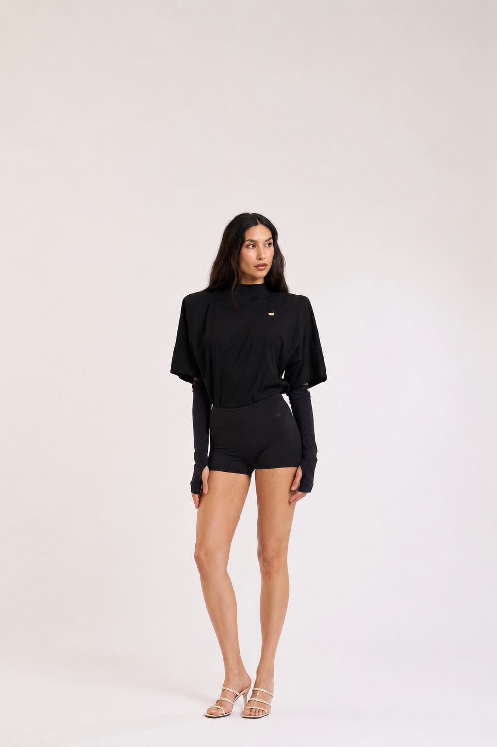T-SHIRT KIMONO BLACK LINE